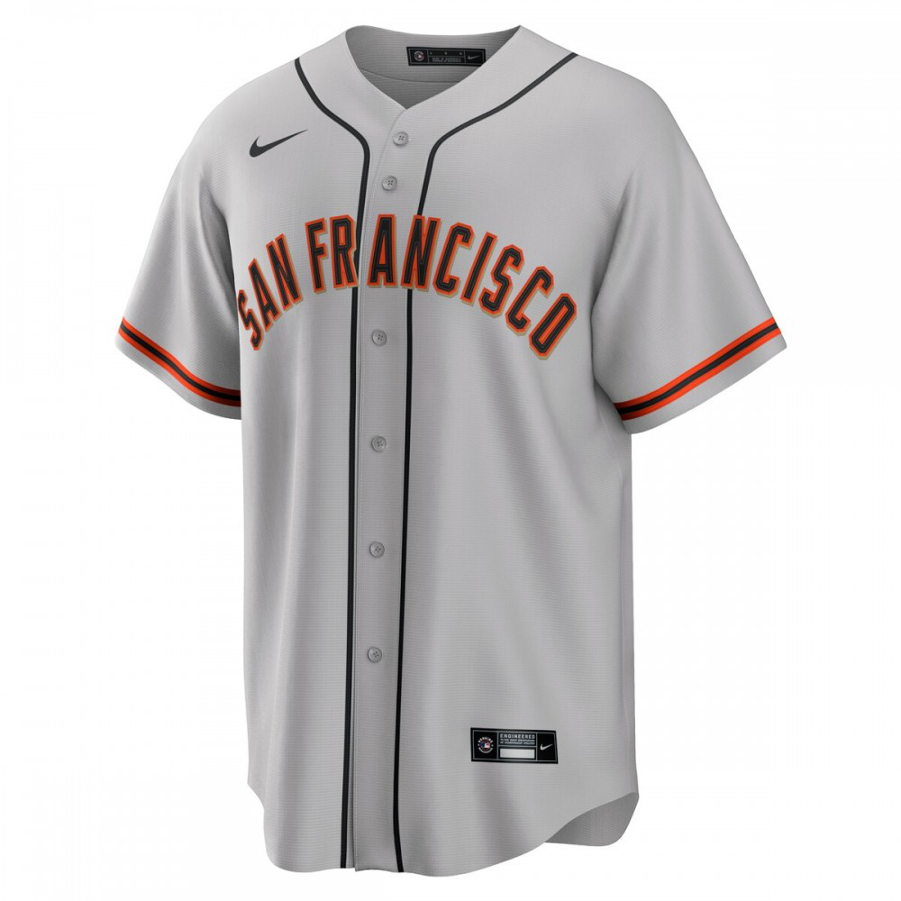 San Francisco Giants Road Replica Team Jersey - Gray-Pro Kit Vault | Brand New 26/27 Sports Jerseys